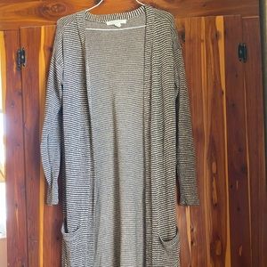 Long sweater duster